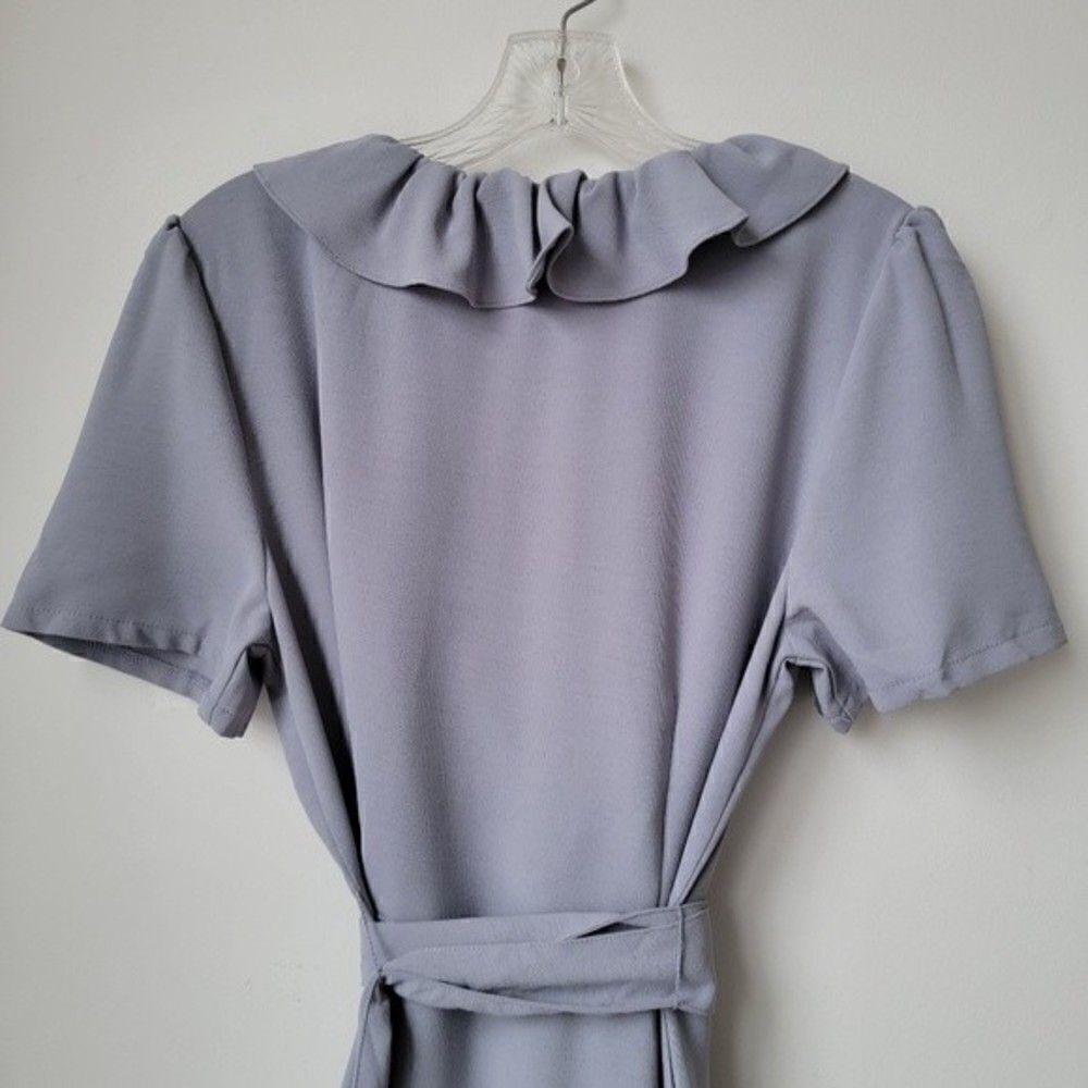 𝅺fashion NOVA Attention Grabber Ruffle Mini Dress Size Medium - Picture 13 of 14